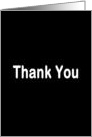 thank u card