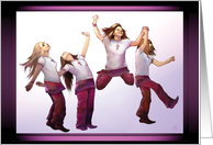 Dancing in Him card