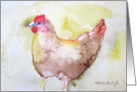 Chicken - Happy Birthday card