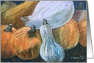 Pumpkins and gourds - blank inside card