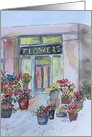 Flower Shop - Blank inside card