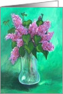 Lilac Still Life Blank Inside card