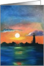 Cape May Lighthouse Blank Inside card