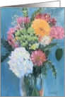 Floral Still life blank inside art card