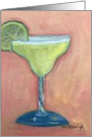 Margarita cocktail Cheers card