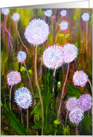 Birthday Dandelion Wishes card