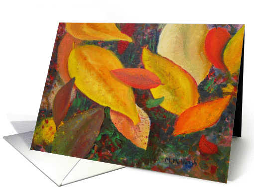 Fallen Leaves - blank inside card (1155704)