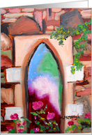 The Old Church Window - Blank inside card