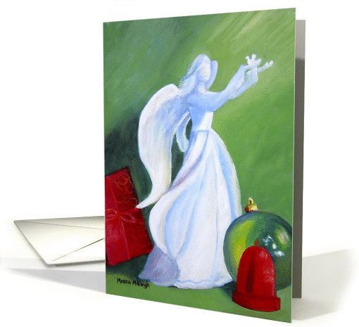December's Angel-blank inside card (1161040)