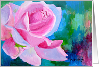Pink Rose Mother’s Day card