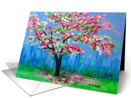 Spring Tree - blank inside card (1244404)