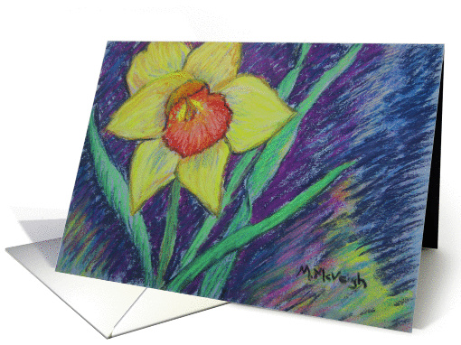 Daffodil - Happy Birthday card (1257162)