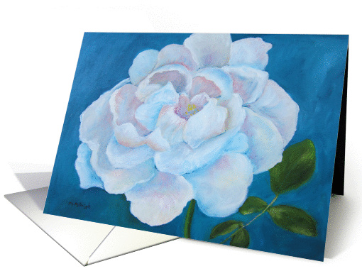 White Rose - blank inside card (1294622)