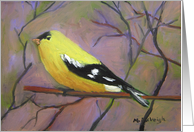 Yellow Bird- blank inside card
