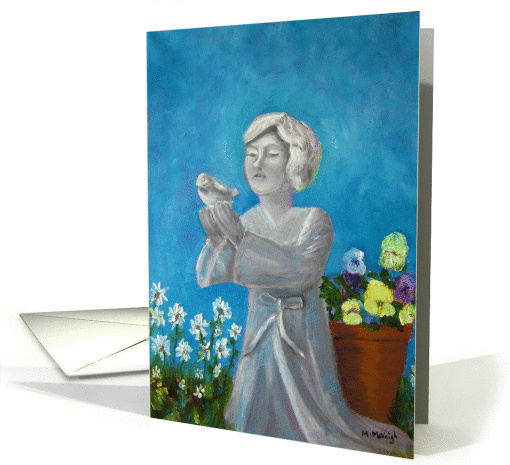 Prayer Garden Art Card - Thinking of you card (1366286)