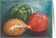 kitchen still life blank inside card