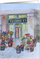 Flower Shop - Blank inside card