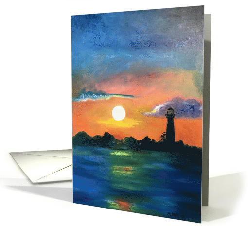 Cape May Lighthouse Blank Inside card (1727492)