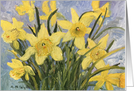 Daffodil Patch Blank Inside card