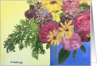 Floral Art Blank Inside card
