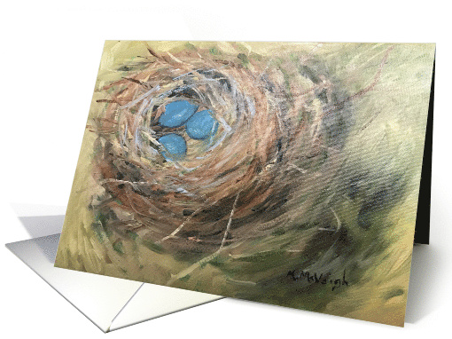 Birds Nest Blank Inside card (1735800)