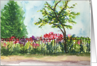 Ambler Pa Garden Art Card Blank Inside card