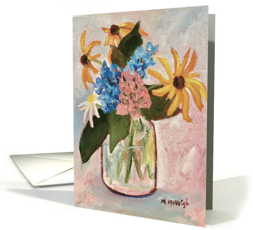 Fresh Cut Flowers Art Card Blank Inside card (1742816)
