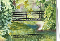 Kohler Park, Horsham Pa Art Card blank inside card