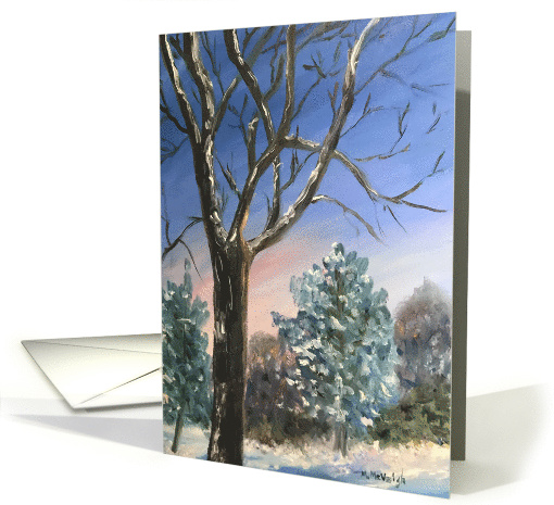 A Winter Day Art Card blank inside card (1746406)