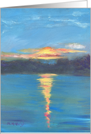 Seneca Lake Sunset Blank Inside card