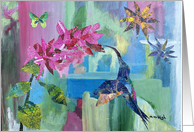 Hummingbird Fine Art Blank Inside card