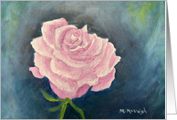 Pink Rose Fine Art Blank Inside card