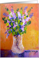 Lilacs Painting card