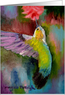 Thinking Of You-hummingbird card