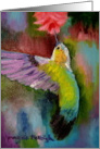 Thinking Of You-hummingbird card