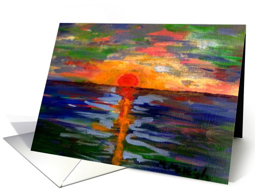Sunset card (553936)