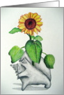 Sunflower-Get Well card