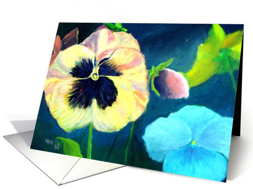 Pansie Parade-Get Well card (560662)