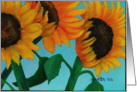 Sunflowers - Get Well card