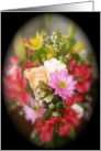 Sympathy-Flower arrangement card