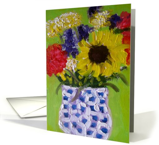 Sunny Bouquet-Get Well card (586233)