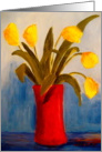 Yellow Tulips-Happy Easter card