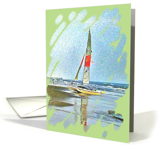 Sailboat-Happy Birthday card (589681)