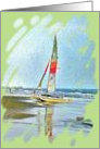 Sailboat-Happy Birthday card