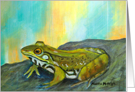 Frog-blank inside card