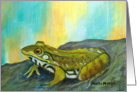 Frog-blank inside card