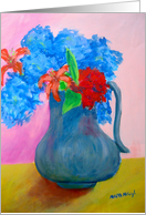 Summer Flowers - blank inside card