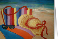 On The Beach - Blank Inside card