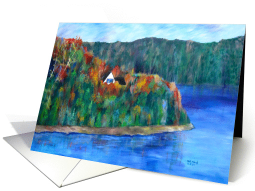 Autumn Retreat -birthday card (896033)