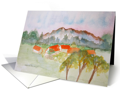 Arizona View - hospitality thank you card (910930)
